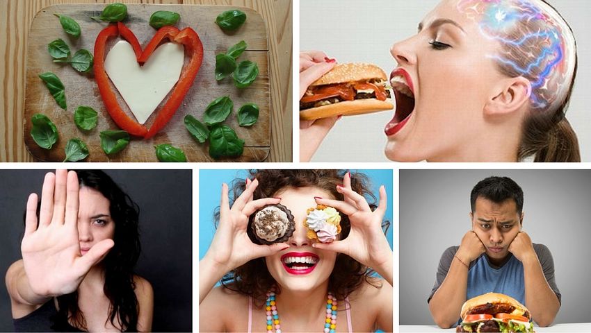 Relación entre las 5 emociones y los alimentos que ingerimos.