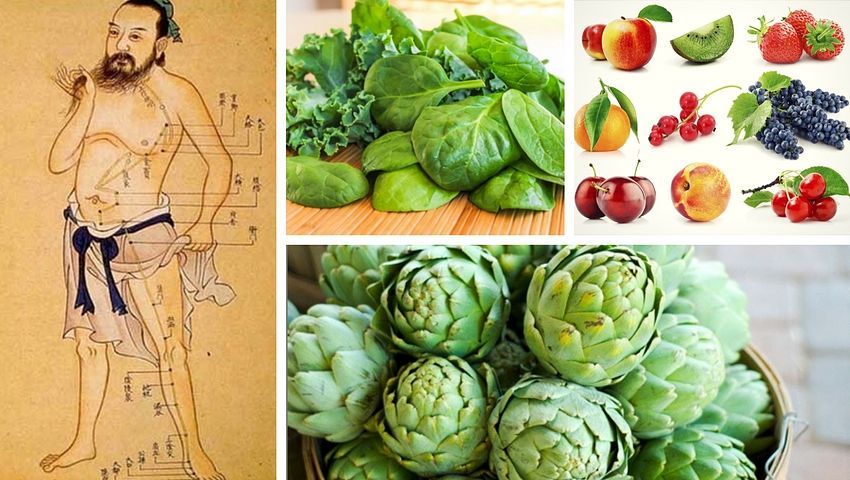 Tratamiento del meridiano hígado a través de la alimentación