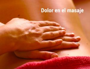 La cuestión del dolor en el masaje
