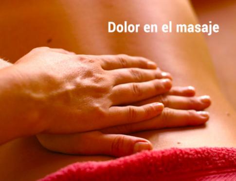 Dolor en el masaje