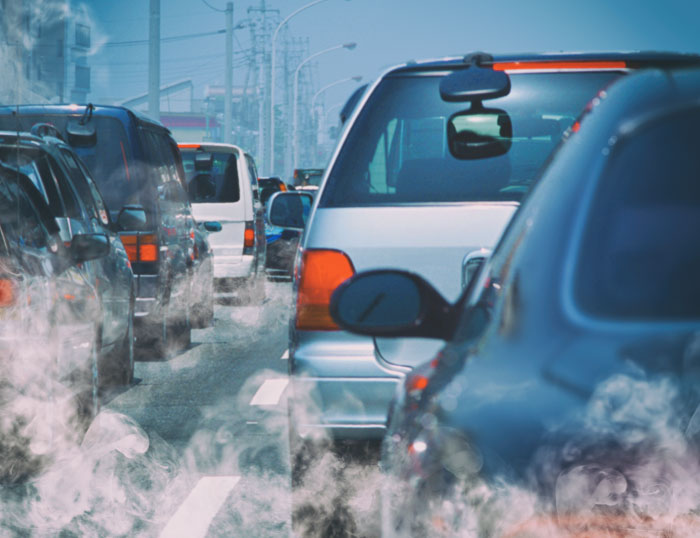 Contaminación de coches