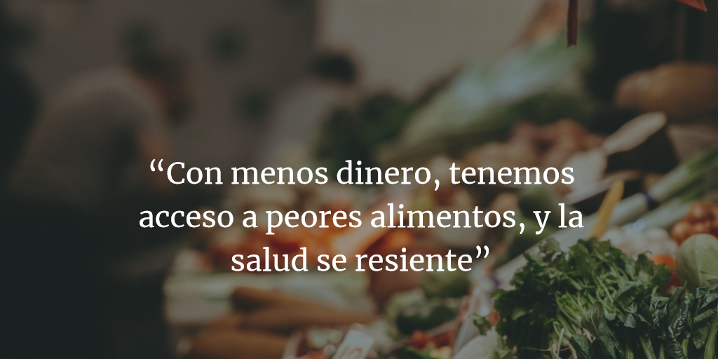 Con tan bajos salarios la calidad de la alimentacion es pero y la salud se resiente