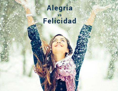 ¿Alegría es sinónimo de felicidad?