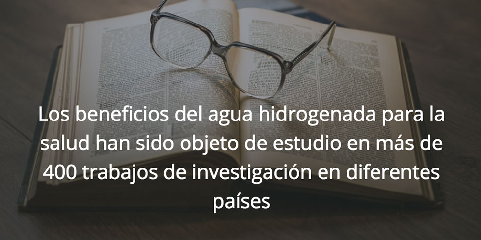 Más de 400 estudios avalan los beneficios del agua hidrogenada en la salud