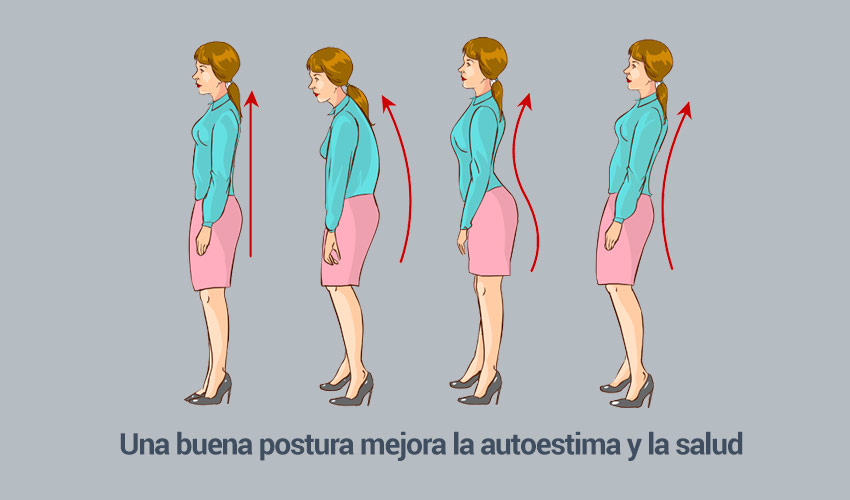 Los beneficios de una buena postura: aumenta la autoestima y la salud