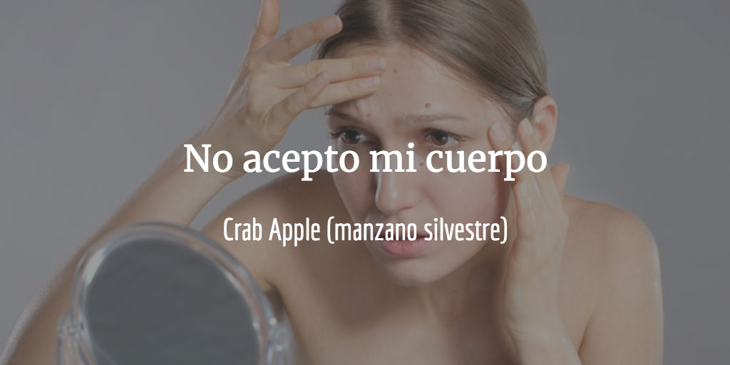 El adolescente no acepta su cuerpo - crab apple