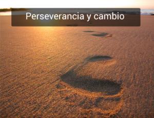 Perseverancia y cambio