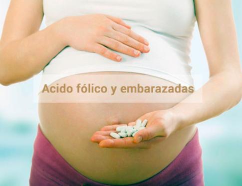EL consumo de ácido fólico en embarazadas.