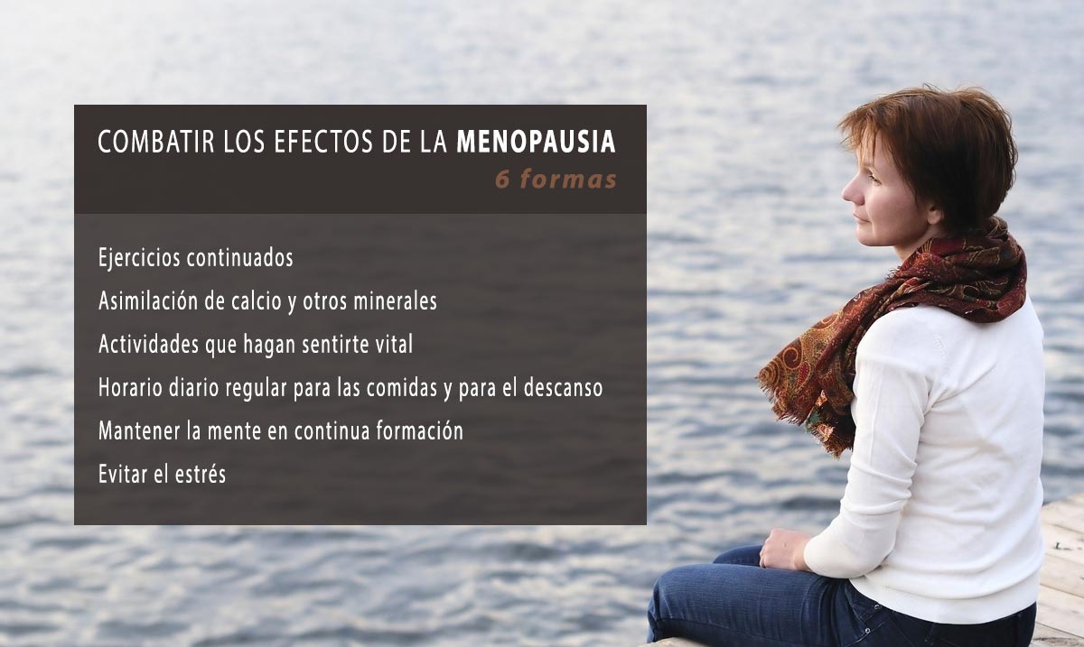 6 formas de combatir los efectos de la menopausia