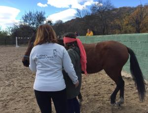 Mujeres que corren con los caballos.