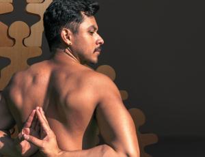 Naked yoga & tantra bodywork for men