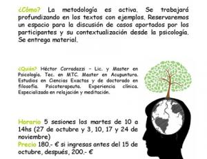 Nociones de psicología para terapeutas