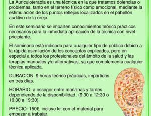 Seminario de iniciación a la auriculoterapia