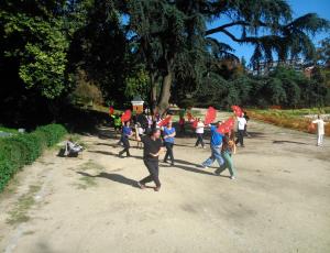 Tai chi en el parque