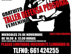 Taller de defensa personal femenina