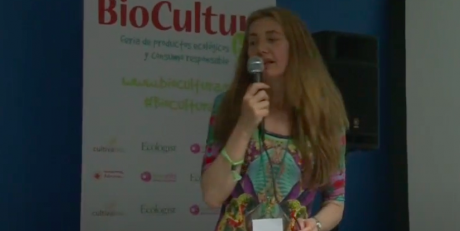 Claudia Boschi en Biocultura Barcelona